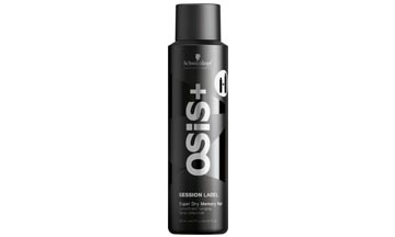 Schwarzkopf Professional launches  OSiS+ Session Label Super Dry Memory Net 